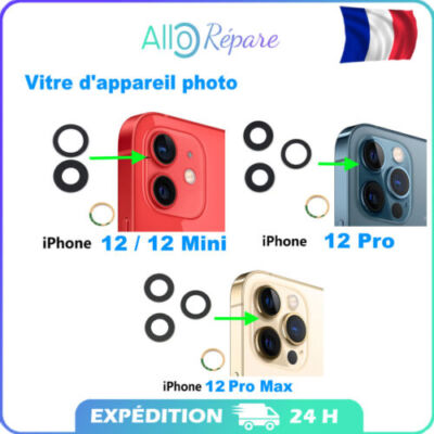 Lentille Verre Arrière Pour IPhone 12 / 12 Mini / 12 Pro / 12 Pro Max - Neuf D'origine - Compatible Apple