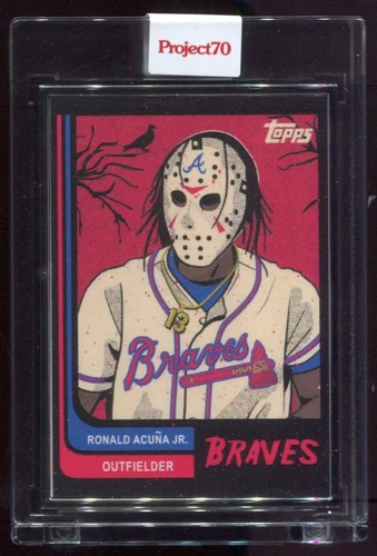 TOPPS PROJECT 70 SILVER ARTIST PROOF 459 RONALD ACUNA by JEFF STAPLE BRAVE 24/51