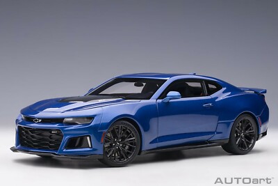 2017 CHEVROLET CAMARO ZL1 HYPER BLUE 1:18 by AUTOart 71209
