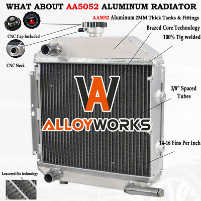 2 Row Aluminum Radiator For Ford / New Holland Tractor Model 1300 SBA310100211