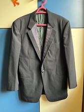 GIACCA TRUSSARDI DA COMPLETO ELEGANTE GIUBBINO PARKA JACKET  UOMO MAN NERO BLACK
