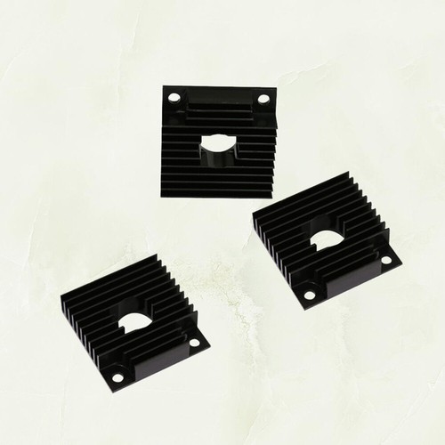 3Pcs Heat Sink Aluminum Heatsink Radiator Cooler Kit for MK7/ (Black) - Afbeelding 11 van 11