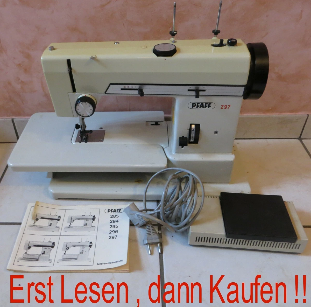 Ersatzteil Für Pfaff 138-134 Original Pfaff Fadenanzugfeder Für Industrie Nähmaschine 138-134 – Made In Germany Pfaff Nähmaschine Mit Schrank - Foto 12