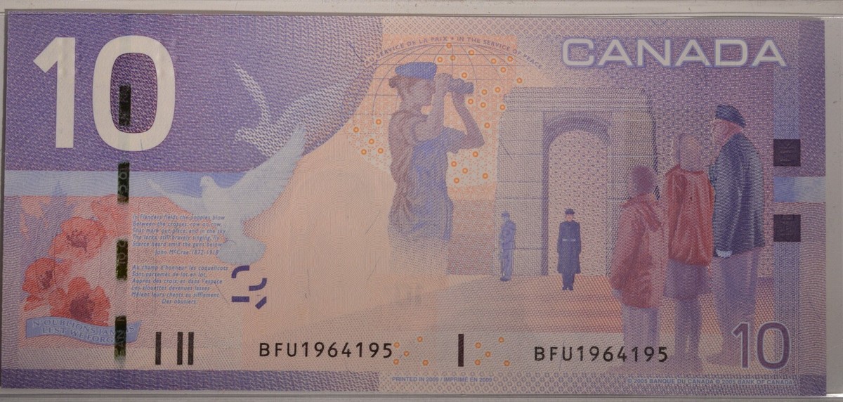 Canada $10 Dollar Bill - Series 2005 - UNCIRCULATED | eBay