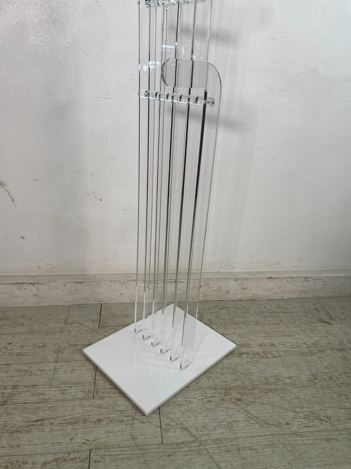 APPENDIABITI DA TERRA DESIGN PLEXIGLASS IPEX OBSOLETO GOLF CLUB TRASPARENTE - Immagine 2 di 4