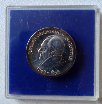 Münze der DDR - 20 Mark ''J. W. von Goethe'' - 220. Geburtstag - 1969 - SILBER