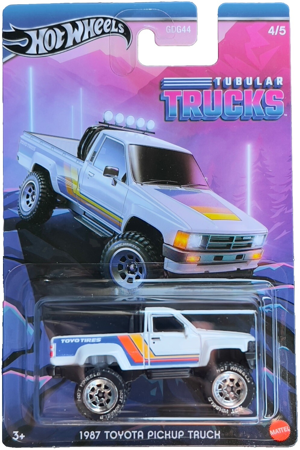 HOT WHEELS 1987 TOYOTA PICKUP TRUCK TUBULAR TRUCKS SERIES 2024
