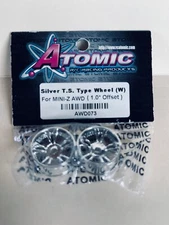 Atomic Mini Z Silver T. S. Type Wheel (w) AWD (1.0*Offset) AWD073