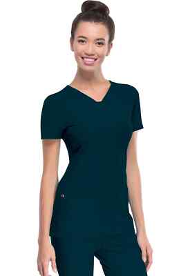 HeartSoul Damen Medical Scrubs Shirt, Karibikblau Größe X-Small