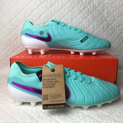 Nike Legend 10 Pro HG Soccer Cleats Men's SZ 8.5 Hyper Turquoise