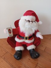 Vtg Dan Dee Collectors Choice Animated Telephone Call Talking Santa - See Video