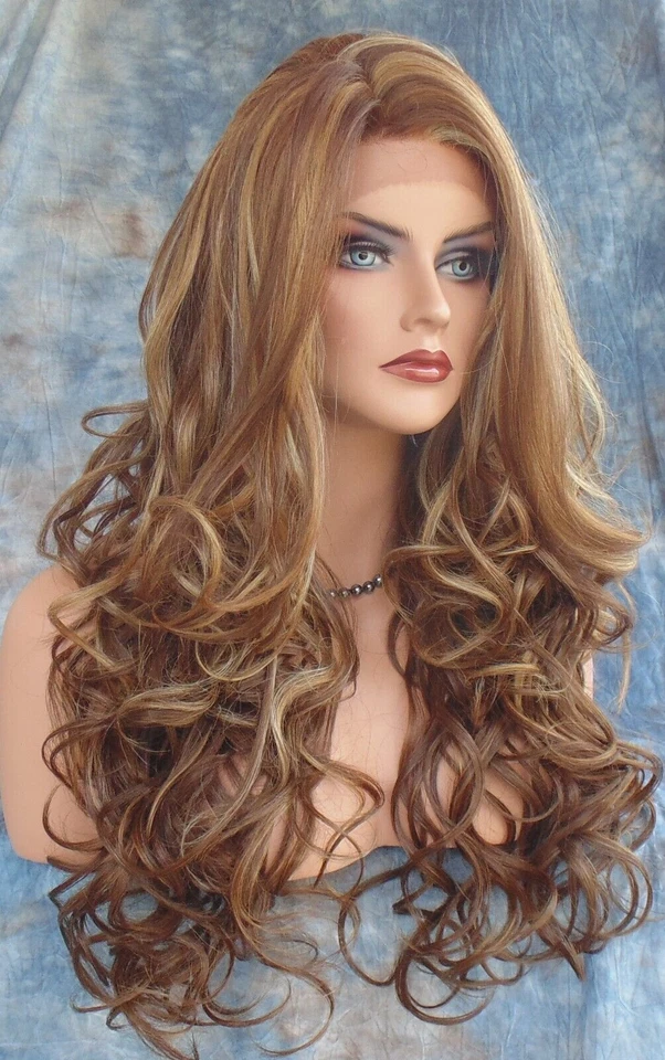 Peluca delantera de encaje | CLR FS8.27.613 | SUAVES ONDAS LARGAS QUE FLUYEN SEXY ENVÍO RÁPIDO 170 Foto 3 de 4