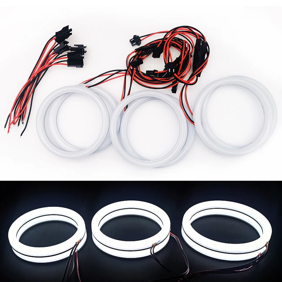 6pcs Cotton LED Angel Eyes Halo Ring Headlight DRL for Alfa Romeo 159 2005-2011 - image 4 of 4