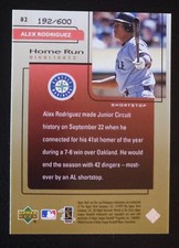 1999 UD Challengers for 70 Challengers Ed. HR Highlights #82 Alex Rodriguez /600