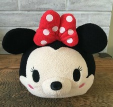 Disney Parks Minnie Mouse Tsum Tsum 12" Plush Red Stuffed Animal Toy Pillow