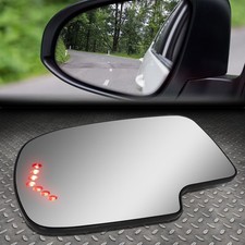 For 1999-2007 Silveradosierra Left Side View Mirror Glass Wled Signalheater