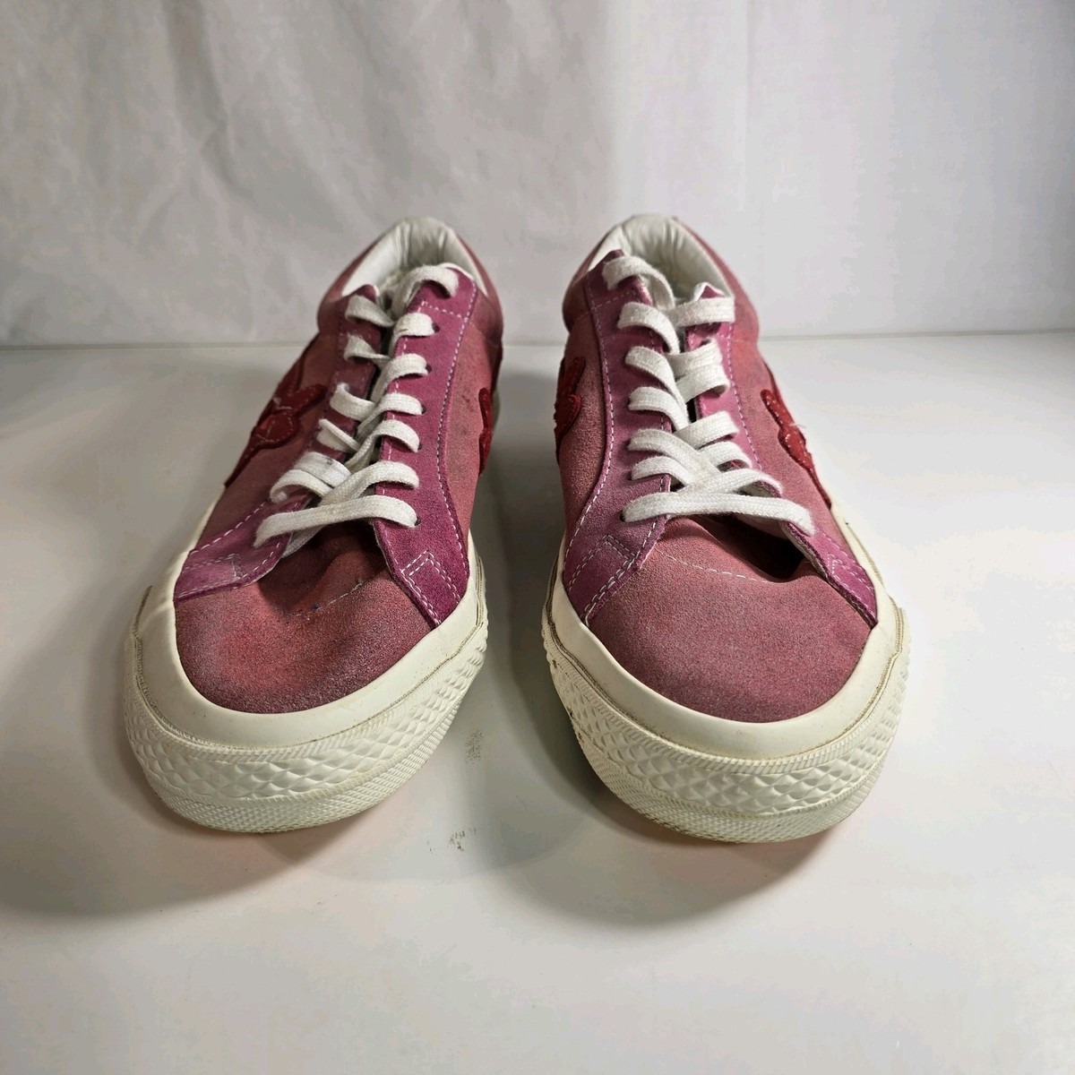 アオ　0102 ♡ Size 10 - Converse Golf Le Fleur x One Star Ox Geranium Pink