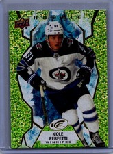2021-22 Upper Deck Ice #104 Cole Perfetti Green RC
