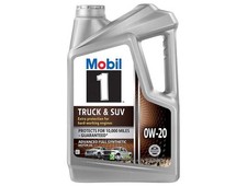 Mobil 1 0W-20 5qt Full Synthetic Truck & SUV Motor Oil 124593 26.30 per gallon