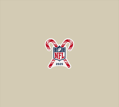 2025 Candy Cane Decal (Mid-Size) for the Speedflex MID-SIZE Helmets