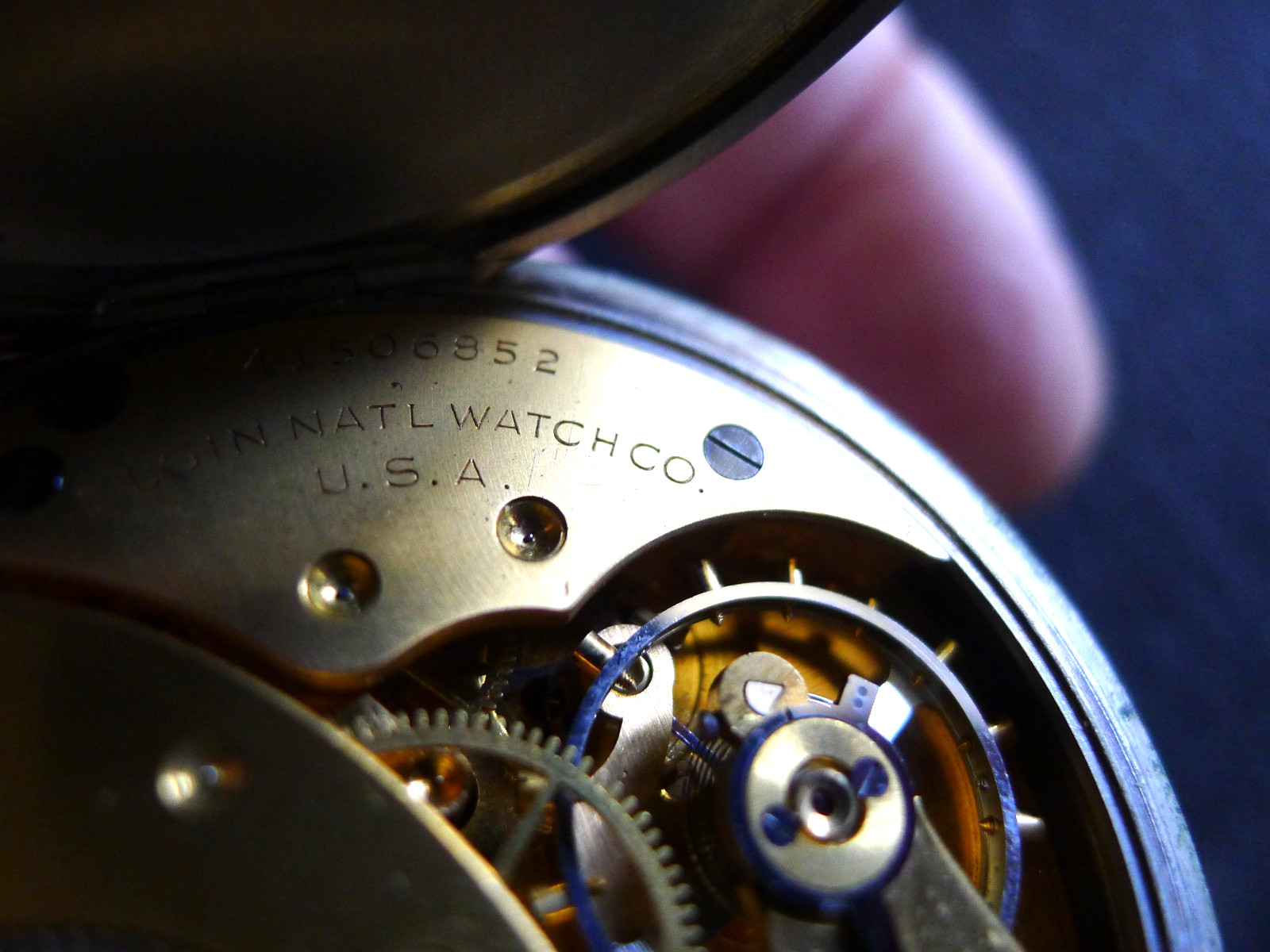 ELGIN Timer Nickel Stop-Timer Pocket Watch.. 50mm… - image 8