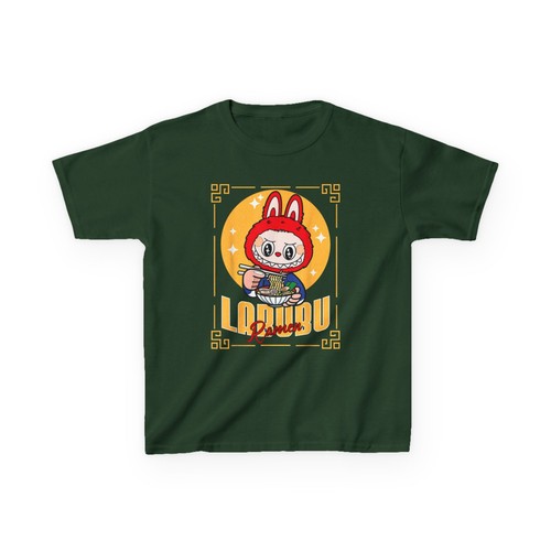Labubu Noodle Lover Kids Tee โ Cute Cartoon Fun for Playful Summer Days! ๐๐๐ - Picture 14 of 34