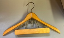 Vintage Wooden Mens Suit Hanger By Regent - Made in West Germany