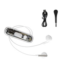 Bluetooth Neckband Sound Amplifier 48dB Gain 8 Levels 110mAh 20H Clip Elderly