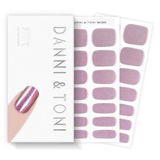DANNI & TONI Holographic Rainbow Laser Glitter Semi Cured Gel Nail Strips
