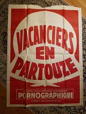 Affiche 1976 VACANCIERS EN PARTOUZE 120x160 Jean LURET