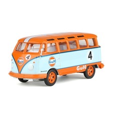 Greenlight 1/64 1964 VW Samba Bus, Gulf Oil #4, Club Vee-Dub Series 16, 36070-B