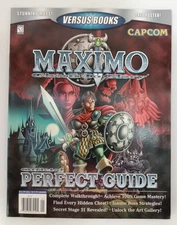 Maximo Ghosts to Glory Official Strategy Guide Versus PS2 Capcom w/ POSTER!