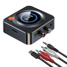 Bluetooth Receiver for Home Stereo, AUX RCA to Bluetooth Adapter for Old Spea...