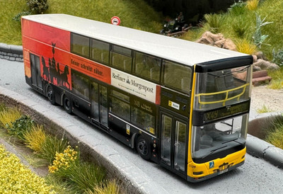 MAN Lions City DL - BVG Berlin ''Berliner Morgenpost'' Linie X49 Rietze 1:87 NVP