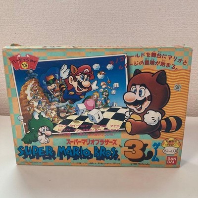 Bandai Party Joy 109 Super Mario Bros 3 Board Game Complete 6.1 x 4.1 x 1.1 in