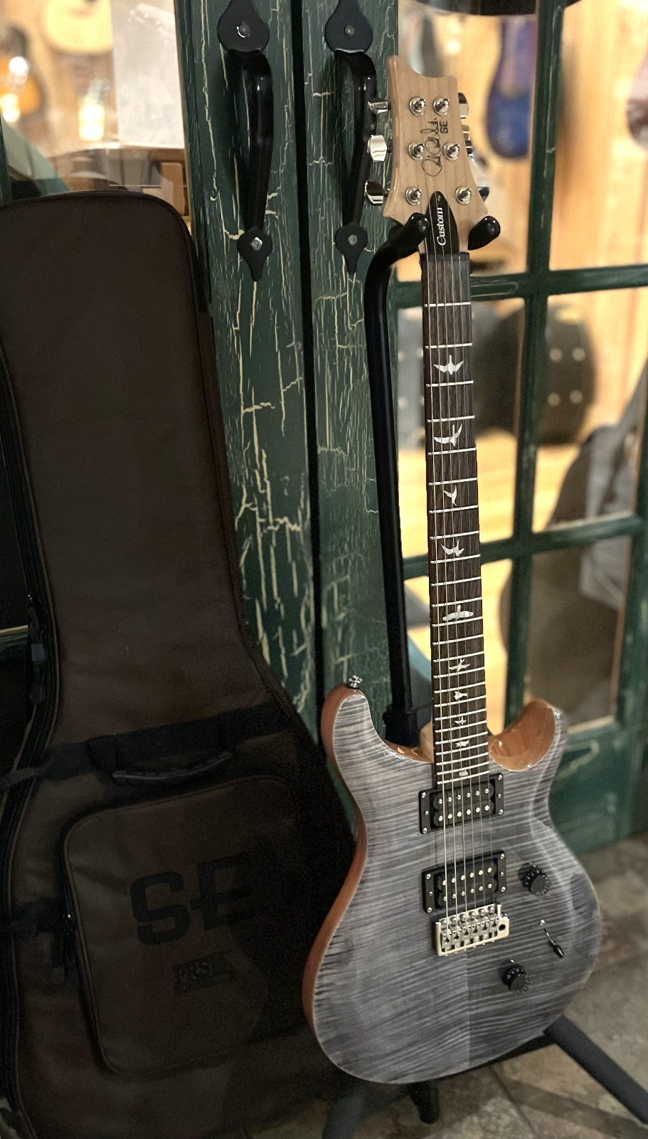 Paul Reed Smith 2024 PRS SE Custom HH Electric Guitar in Charcoal  W/ PRS SE Bag