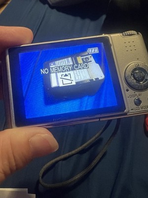 Panasonic Lumix DMC-FX01 6.0MP Digital Camera Silver Tested w/Batt