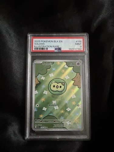 Pokémon TCG Solosis Black Bolt Card 118/086 PSA 9 UK SELLER MINT
