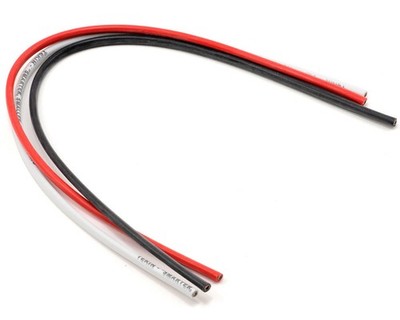 Tekin 12awg Silicon Power Wire Pack (Black/Red/White) (12'') [TEKTT3011]