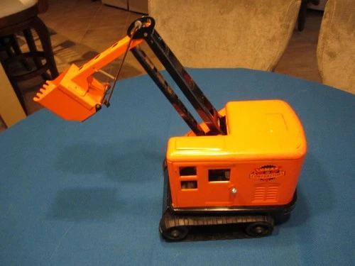 Vintage Marx power shovel toy with original box