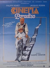 CINEMA PARADISO - FILM / BICYCLE / MOVIES /NOIRET - ORIGINAL FRENCH MOVIE POSTER