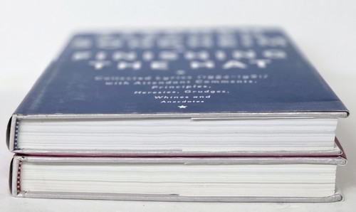 Stephen Sondheim Hat Box: The Collected Lyrics Set 2 Volumes NO CASE Hardcover - Picture 4 of 4