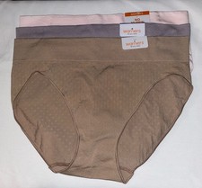 Warner's RV8131P No Pinching No Problems Bikini Panty 3 Pairs Size 8/XL