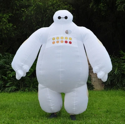 Big Hero 6 BayMax Inflatable Clothing Halloween Cosplay Party Outfit for Adult_