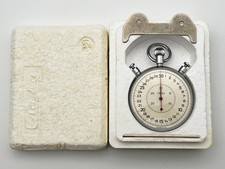 Stopwatch SLAVA 5498 SU Vintage Mechanical Chronometer Three-Button 20 Jewels