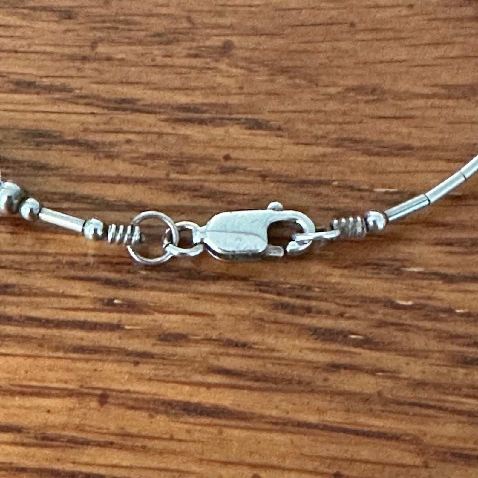 Sterling Silver Liquid Silver Ankle Bracelet - image 6