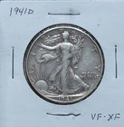 1941D VF/XF Walking Liberty Half Dollar 6115GRCS