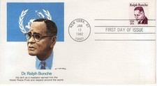 DR. RALPH BUNCHE  -  1982 - FW824