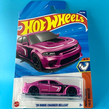 HOT WHEELS 2025 '20 DODGE CHARGER HELLCAT METALFLAKE PINK 240/250 JBB45 M. JONES
