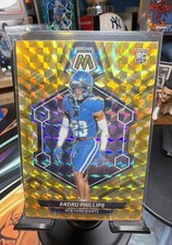 2024 Panini Mosaic Rookies Andru Phillips #362 Reactive Yellow Mosaic Prizm...